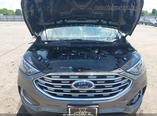 2FMPK4K94PBA11423 2023 FORD EDGE Gray Widok z tyłu