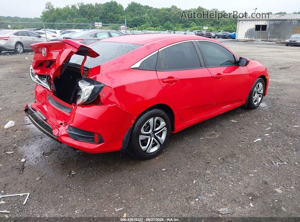 2HGFC2F54GH569232 2016 HONDA CIVIC Red Rear right