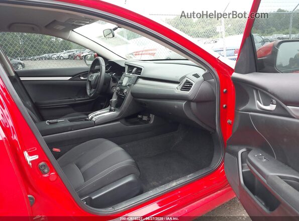 2HGFC2F54GH569232 2016 HONDA CIVIC Red Front interior view
