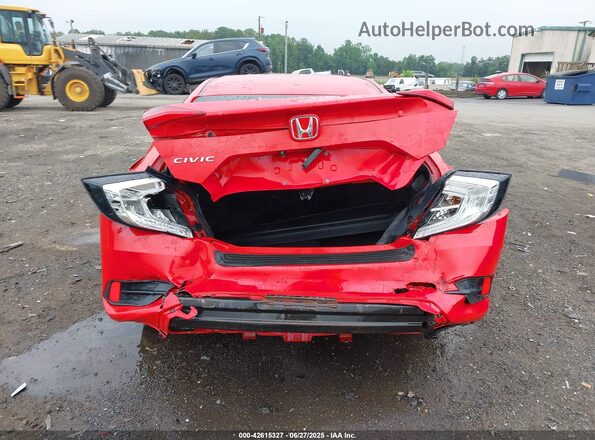 2HGFC2F54GH569232 2016 HONDA CIVIC Red Front view