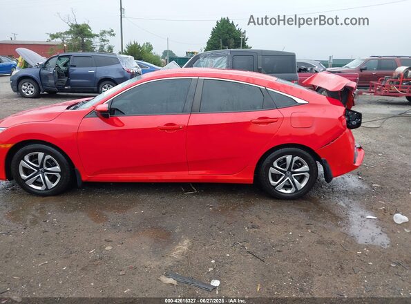 2HGFC2F54GH569232 2016 HONDA CIVIC Red 360 interior view