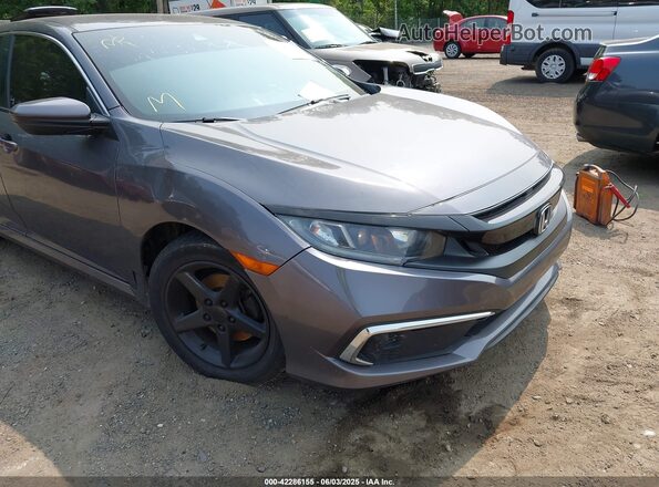 2HGFC2F68MH538649 2021 HONDA CIVIC Gray Դիմացի տեսք