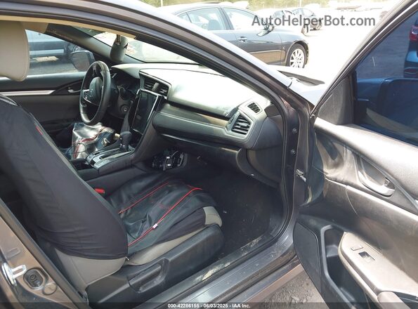 2HGFC2F68MH538649 2021 HONDA CIVIC Gray Սալոնի դիմացի տեսք