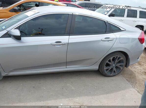 2HGFC2F80MH519823 2021 HONDA CIVIC Silver Vista interior de 360 grados