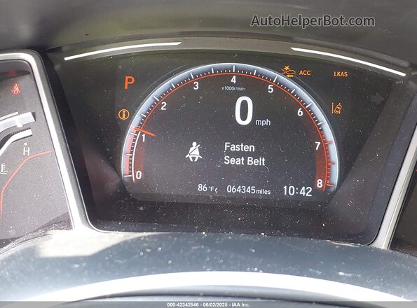 2HGFC2F82MH500268 2021 HONDA CIVIC Black 