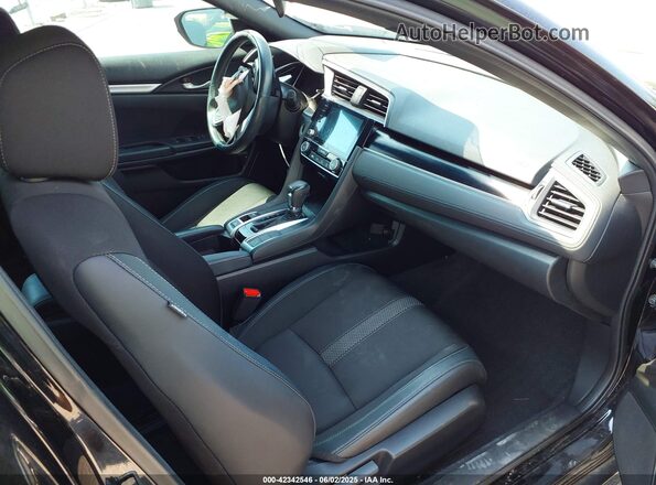 2HGFC2F82MH500268 2021 HONDA CIVIC Black Widok wnętrza z przodu