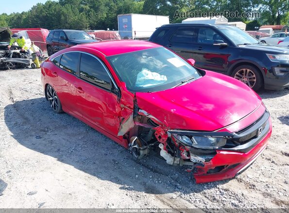 2HGFC2F87MH500220 2021 HONDA CIVIC Red Vista frontal