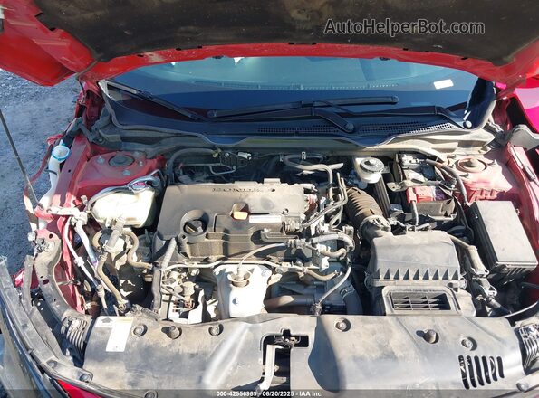 2HGFC2F87MH500220 2021 HONDA CIVIC Red Vista trasera
