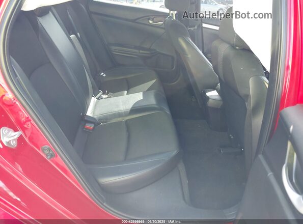 2HGFC2F87MH500220 2021 HONDA CIVIC Red Vista de la etiqueta del VIN