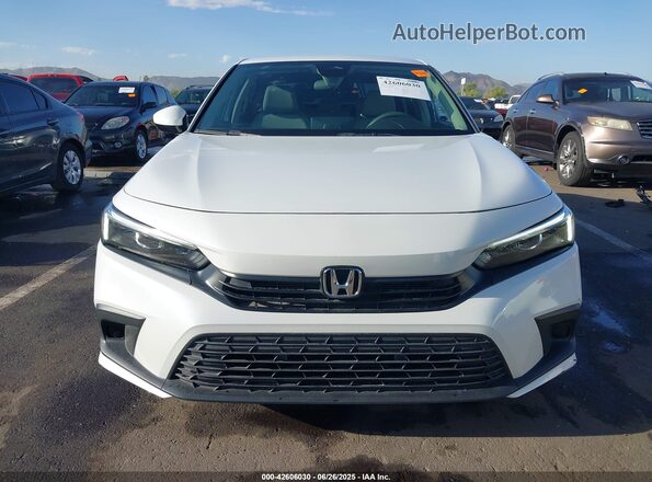 2HGFE2F23NH545811 2022 HONDA CIVIC White Vista del cuadro de instrumentos