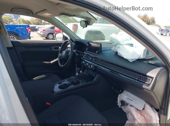 2HGFE2F23SH588251 2025 HONDA CIVIC White Widok wnętrza z przodu