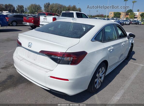 2HGFE2F23SH588251 2025 HONDA CIVIC White Tył prawy