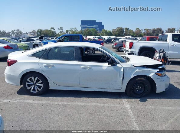 2HGFE2F23SH588251 2025 HONDA CIVIC White Widok wnętrza z tyłu