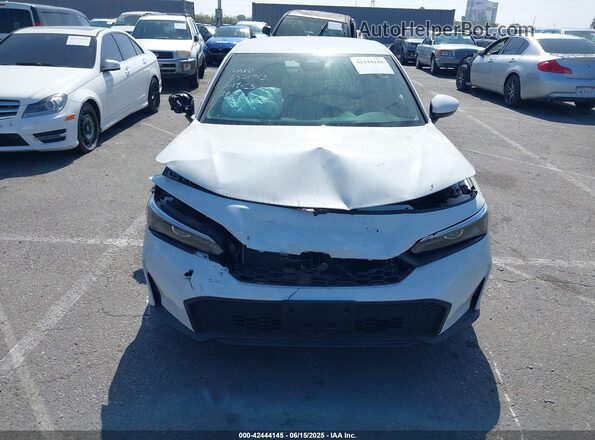2HGFE2F23SH588251 2025 HONDA CIVIC White Widok zestawu wskaźników