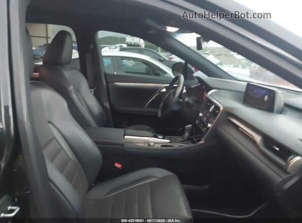 2T2BZMCA0HC090841 2017 LEXUS RX Черный Вид салона спереди
