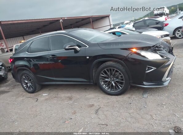 2T2BZMCA0HC090841 2017 LEXUS RX Черный Вид задней части салона