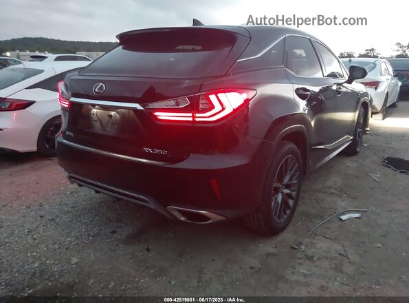 2T2BZMCA0HC090841 2017 LEXUS RX Черный Задняя правая четверть