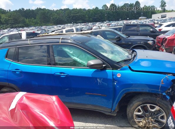 3C4NJDDB7HT633518 2017 JEEP NEW COMPASS Синий 