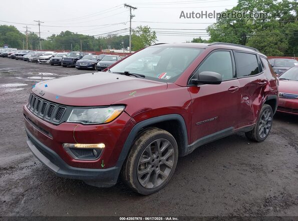 3C4NJDEB2MT589601 2021 JEEP COMPASS Темно-бордовый 