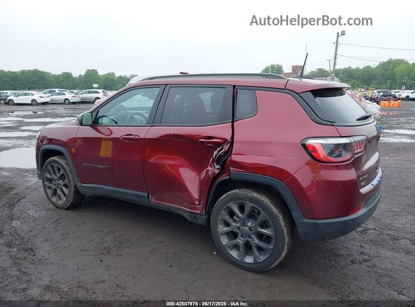 3C4NJDEB2MT589601 2021 JEEP COMPASS Темно-бордовый Вид спереди