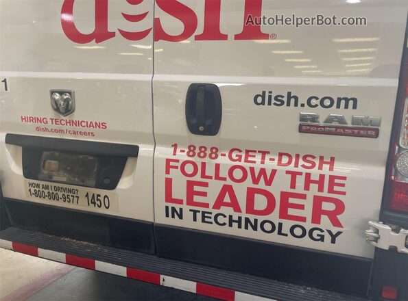 3C6TRVAG3LE130076 2020 RAM PROMASTER 1500  