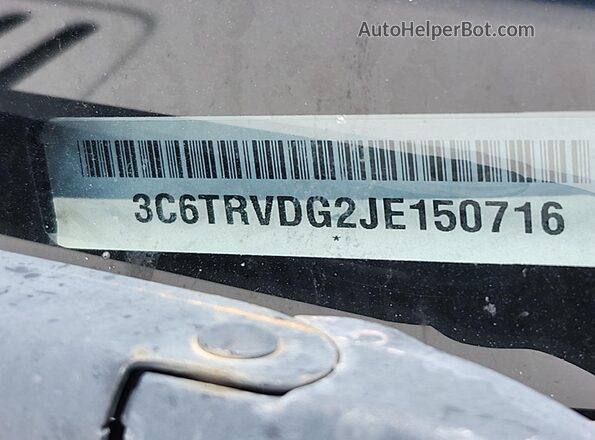 3C6TRVDG2JE150716 2018 RAM PROMASTER 2500  