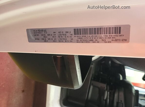3C6TRVDG2LE100885 2020 RAM PROMASTER 2500  Widok deski rozdzielczej