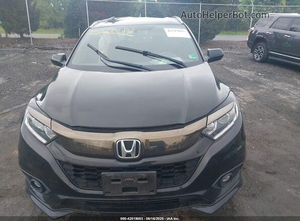 3CZRU5H17MM707003 2021 HONDA HR-V Black ხელსაწყოთა პანელის ხედი