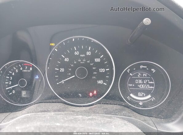 3CZRU6H53JM715314 2018 HONDA HR-V  Widok tylnych siedzeń