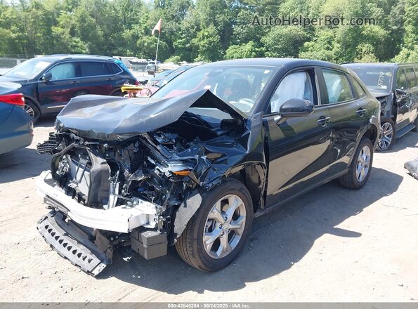 3CZRZ2H34SM779968 2025 HONDA HR-V Black Առջևի ձախ երեք քառորդ տեսարան
