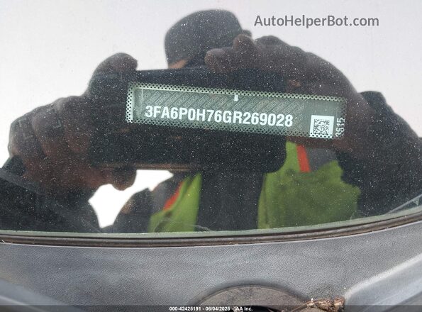 3FA6P0H76GR269028 2016 FORD FUSION Серебряный 
