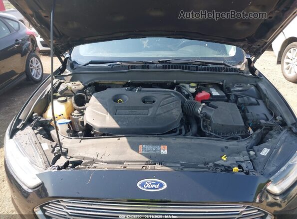 3FA6P0K9XGR135441 2016 FORD FUSION Black უკანა ხედი