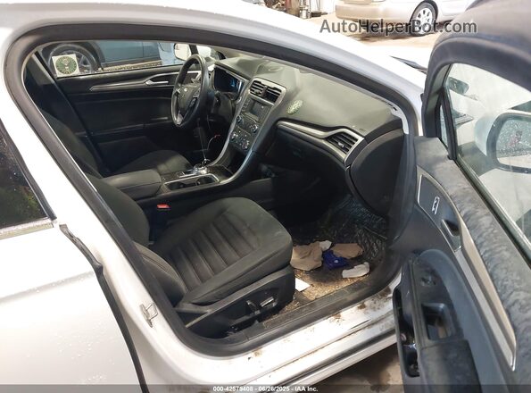 3FA6P0LUXJR141721 2018 FORD FUSION HYBRID White წინა სალონის ხედი