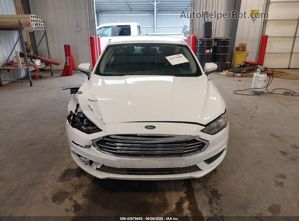 3FA6P0LUXJR141721 2018 FORD FUSION HYBRID White ხელსაწყოთა პანელის ხედი
