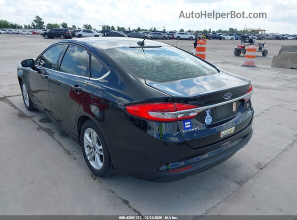 3FA6P0LUXJR286757 2018 FORD FUSION HYBRID Черный Задняя левая четверть
