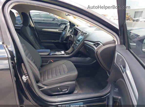 3FA6P0LUXJR286757 2018 FORD FUSION HYBRID Черный Вид салона спереди