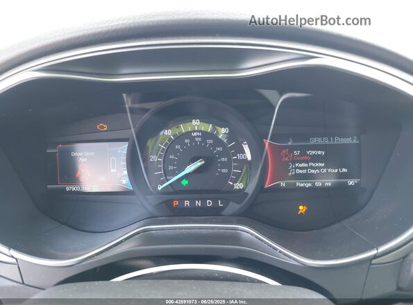 3FA6P0LUXJR286757 2018 FORD FUSION HYBRID Черный Вид задних сидений