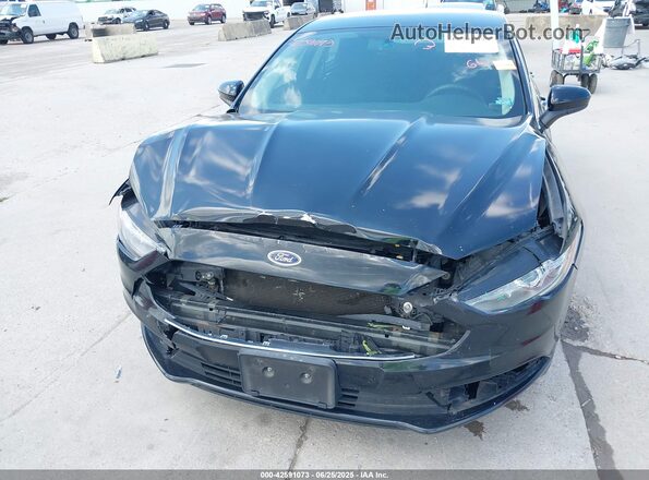 3FA6P0LUXJR286757 2018 FORD FUSION HYBRID Черный Вид спереди