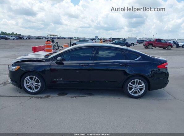 3FA6P0LUXJR286757 2018 FORD FUSION HYBRID Черный Панорамный вид салона 360°