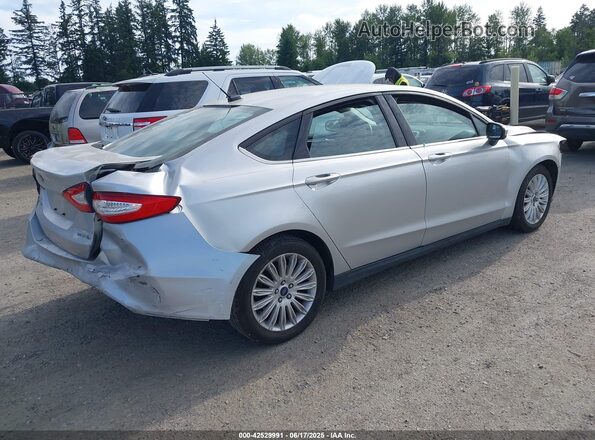 3FA6P0UU5GR318005 2016 FORD FUSION HYBRID Silver Հետևի աջ
