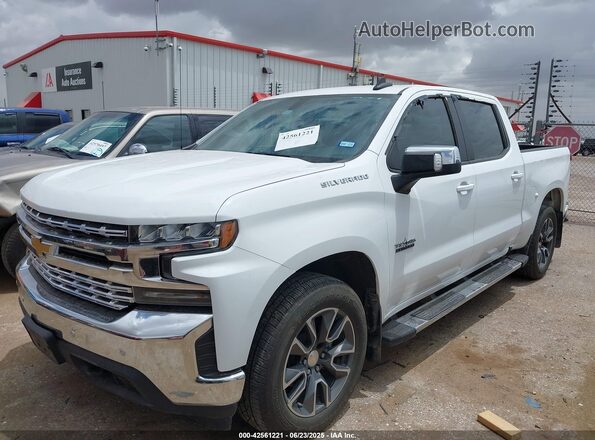 3GCPWCED2MG270293 2021 CHEVROLET SILVERADO White Առջևի ձախ երեք քառորդ տեսարան