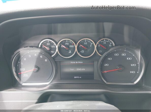 3GCPWCED2MG270293 2021 CHEVROLET SILVERADO White Հետևի նստատեղերի տեսք