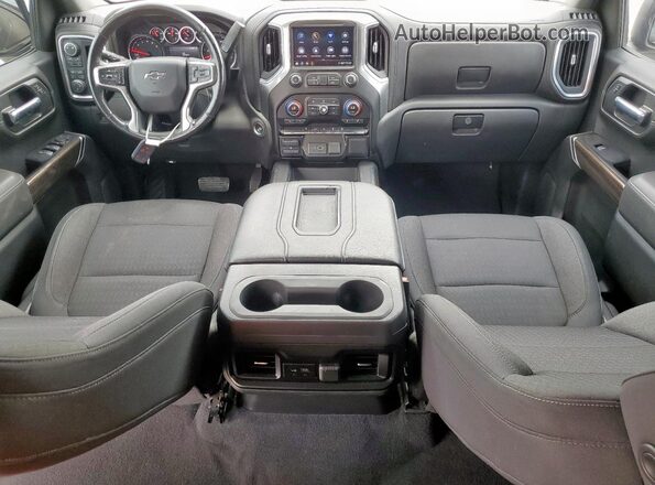 3GCUYEED4KG282144 2019 CHEVROLET SILVERADO Gray Widok deski rozdzielczej