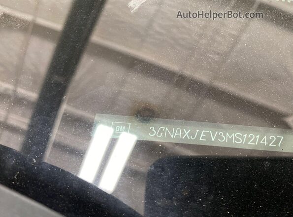 3GNAXJEV3MS121427 2021 CHEVROLET EQUINOX  Առջևի ձախ երեք քառորդ տեսարան