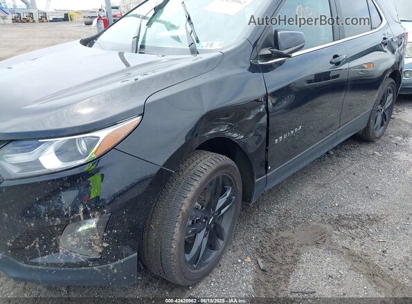 3GNAXUEV7ML352181 2021 CHEVROLET EQUINOX Black Widok z przodu