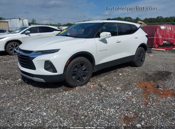 3GNKBCRSXMS518468 2021 CHEVROLET BLAZER White Передня ліва чверть
