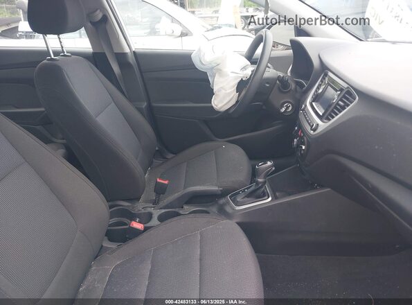 3KPC24A61ME149788 2021 HYUNDAI ACCENT White წინა სალონის ხედი