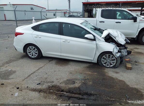 3KPC24A64NE166926 2022 HYUNDAI ACCENT White Rear interior view