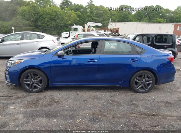 3KPF34AD8ME366182 2021 KIA FORTE Blue Vista interior de 360 grados