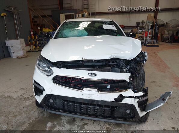 3KPF44AC2ME418099 2021 KIA FORTE White Instrument cluster view
